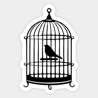 Antique Birdcage Sticker